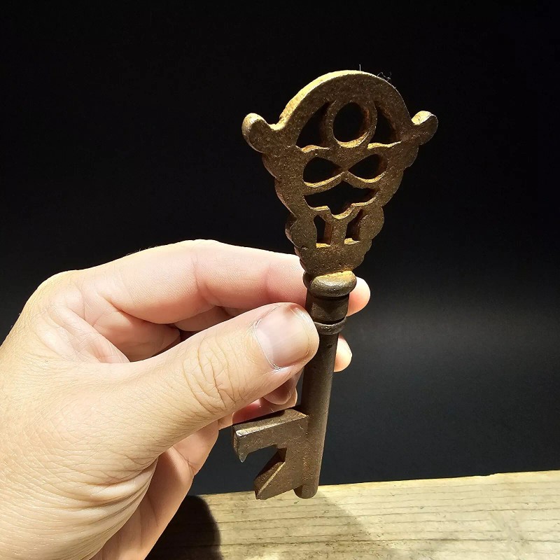 5" Antique Vintage Style Iron Large Key