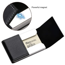flintronic Business Card Holder, High-Quality Stainless Steel Card Holder, Credit Card Holder Made of Stainless Steel, Multi Card Case, ID Card Holder, Business Card Holder for Men and Women, #1