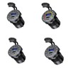 iMESTOU 12V USB C Charger with Voltmeter Switch Waterproof Dual