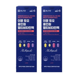 Chong Kun Dang Immune Duo Multivitamin Pack (2 packs for 30 servings) / 종근당 이뮨 듀오 멀티비타민팩 30회분 2개