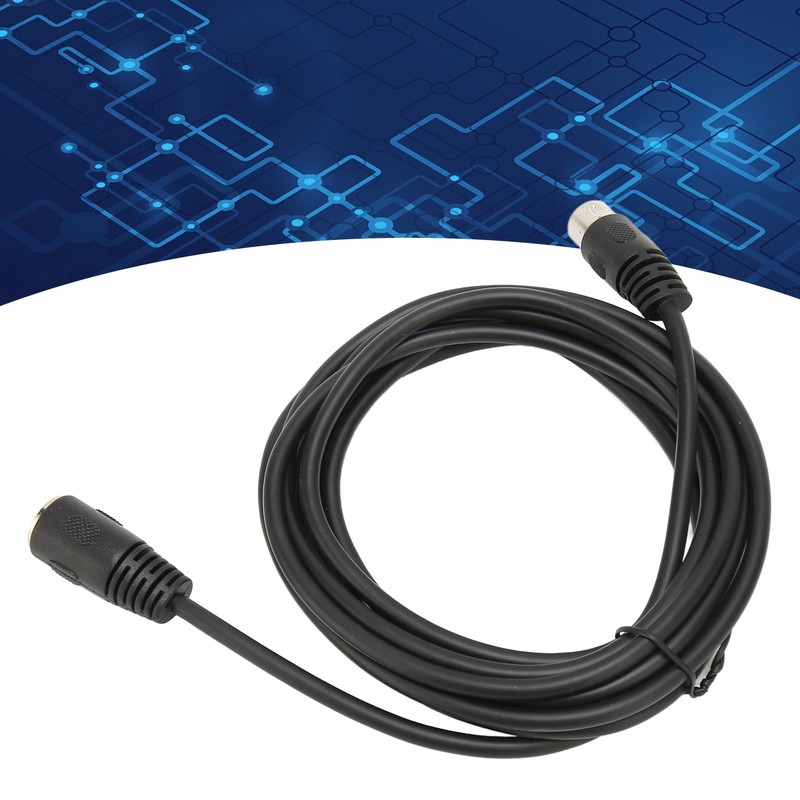 6 Pin DIN Male to Female Cable Sound Data Signal