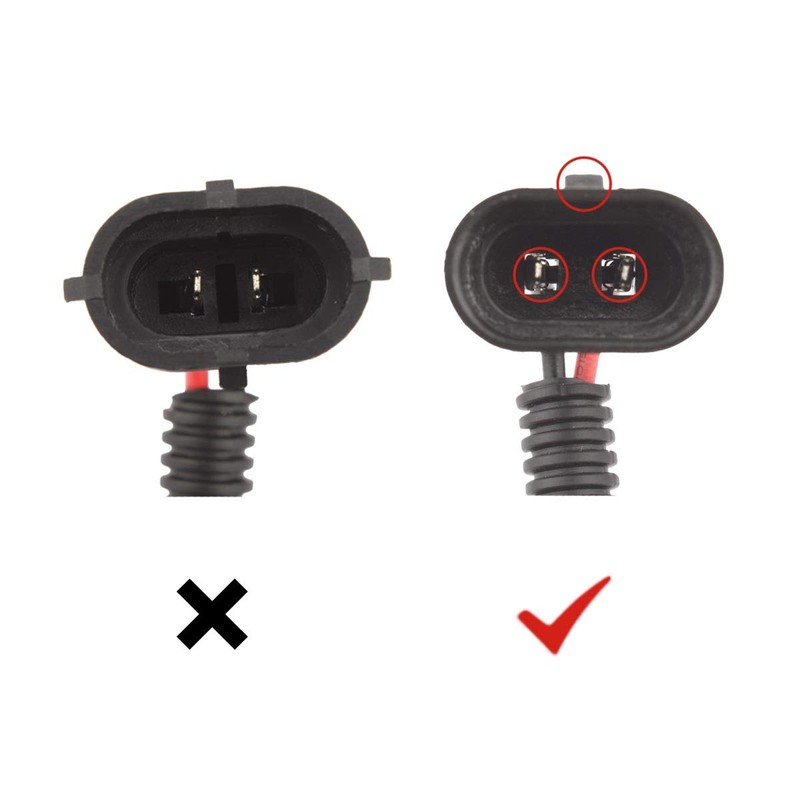 TOMALL 9005 9006 to H7 Light Retrofit Wiring Harness Connector