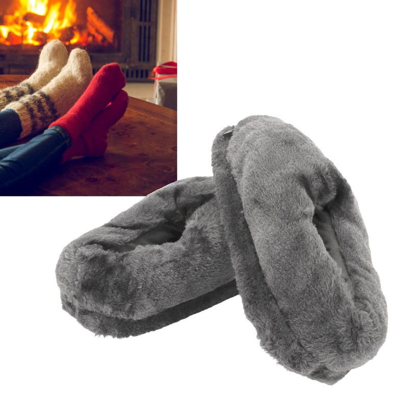 Electric Heating Slippers USB Plush Soft Inside Slip Resistance Warm