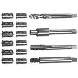 JMSMSH M8*1.25 Metric Thread Repair kit,12 16.2MM Stainless Steel Inserts
