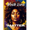 Black Live Matter composition notebook: Black woman equality themed Journal,