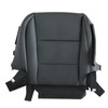 FZJDSD Black Driver Side Bottom Perforated Microfiber Leather Replacement Seat