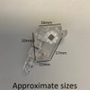 Venetian Tilter for 4mm Square shaped tilt rod, white gear,