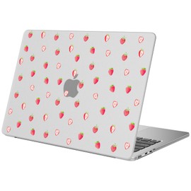 BlHMCASE Compatible with MacBook Pro 13 inch Case M2 2025, 2024-2016 A2338 M1 A2251 A2289 A2159 A1989 A1708 A1706, Cute Strawberry Protective Hard Shell Matte Cover for Mac Pro 13