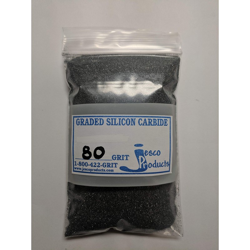 JESCO 5lb 80 Grit Silicon Carbide, Ideal for The 1st
