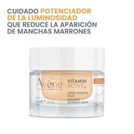 AVENE Vitamin Activ Cg Crema, Hidratación diaria para un Tono Uniforme y Luminoso, 50 ml