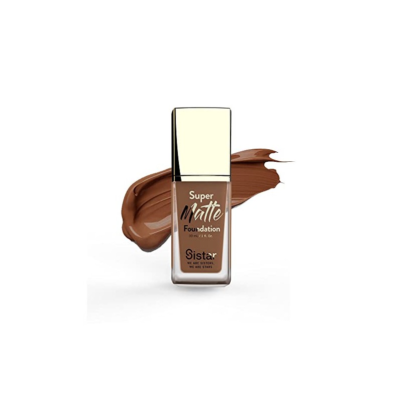 Sistar Super Matte Foundation Perfecting Liquid Foundation Full Coverage Control