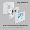 Thermostat Trim Plate Cover, Covers Wall Imperfections, Easy to Install,