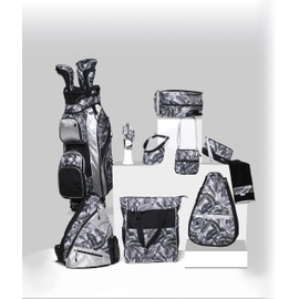 Glove It Golf Club Covers for Women, Set of 3 Numbered Ladies Golf Head Covers for Hybrid, Wood & Driver Clubs, Extra Protection, Shaded Leaf, one Size (CC268)