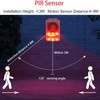 keeda Solar Motion Sensor Alarm 129dB Recording Shed Alarm with
