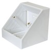 CONEC2, Angled Surface BACKBOX, 1 Gang, Wall Plates and Floor