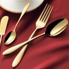 Nagao Tsubamesanjo Dinner Cutlery Set, 10 Pieces, Gold, 18-0 Stainless