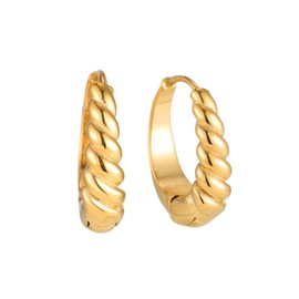 Monte Earrings, Stainless Steel