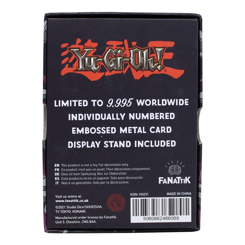 Yu-Gi-Oh! Summoned Skull - Metal Card