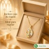 Collar Virgen Guadalupe Plata 925 Oro 14k Tricolor Regalo