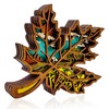 Maple Leaf 3D Wooden Decor, Eco-Friendly Natural Plywood Art, Maple