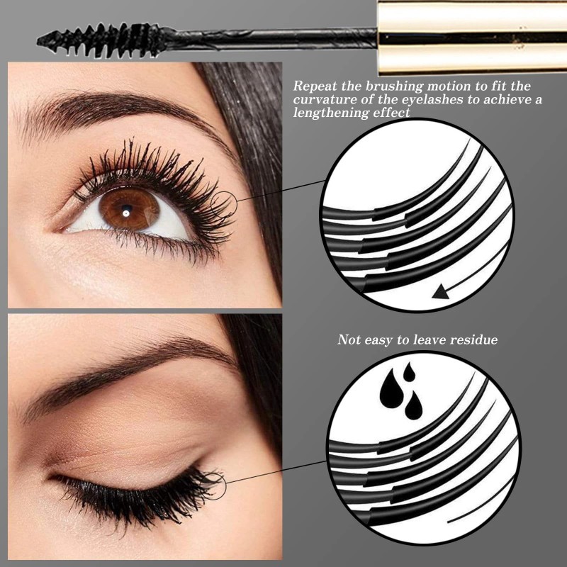 Roseflower Colored Mascara Sets - 12 Waterproof Colors, Pink, Purple,
