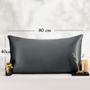 Satin Cushion Cover 40 x 80 cm, Set of 2,