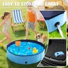 FunBy Foldable Dog Pool, Kiddie Pools Hard Plastic for kids,