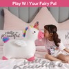 iPlay, iLearn Bouncy Pals Hopping Unicorn Horse, Toddler Girl Inflatable