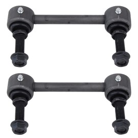 Detroit Axle - Front 2pc Sway Bars for 06-10 Hummer H3, 09-10 H3T, 2 Stabilizer Sway Bar End Links Assembly 2006 2007 2008 2009 2010 Replacement