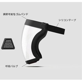 [TRIrunpdl] 2 Pieces Face Guard Clear Full Safety Face Shield Adult Women Men Full Face Mask, Adjustable Reusable Anti-Fog Super Protective Face Shield, Ultra Lightweight Face Guard for Mowing