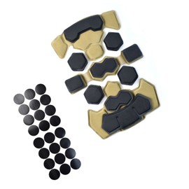 Tactical Fast Helmet Pads Set Military Memory Foam Pad Protective Mat Airsoft Helmet Padding Kit, Universal Replacement Motorcycle Tactical Cushions Mats (Tan)