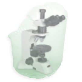 Microscope Dust Cover Fit Full Size Standard Microscopes - Lab Instruments Accessories, PVC (19.3"x10.2"x9.7")