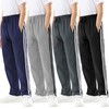 Rolimaka 4 Pcs Boys Sweatpants Soft Fleece Lined Open Bottom
