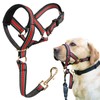 BARKLESS Muzzle Leash for Heavy Pullers, No Pull Stylish Head