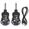 Guitar Wireless System Transmitter Receiver Electronic Pickup Reverb Treble Bass