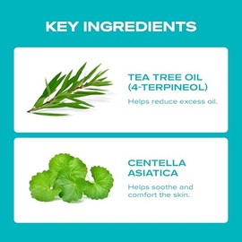 Aceite Facial Clarificante De Árbol De Té Para Piel Grasa Y Sensible. Cuidado Diario Ligero Con Árbol De Té. Cuidado Vegano Coreano Que Equilibra La Piel. 22 Ml (0.7 Fl Oz).