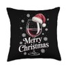 Party Outfit Christmas Pajamas Women Wine Glass Wine Throw Pillow
