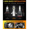 OXILAM H13 LED Bulb, 9008 Bulbs, 900% Ultra-Bright, 5 Min