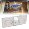 RV Ceiling Double Reading Light Touch Button Stepless 48 LEDs