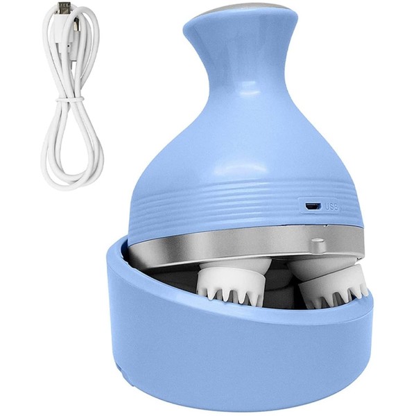 Electric Scalp Massager Portable Head Massager Handheld with Kneading 76