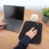 Rapesco 1692 Germ-Savvy Antibacterial, 13.3” Laptop Sleeve, Black