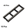 sourcing map 10pcs DIP IC Chip Socket Adaptor 2.54mm Pitch