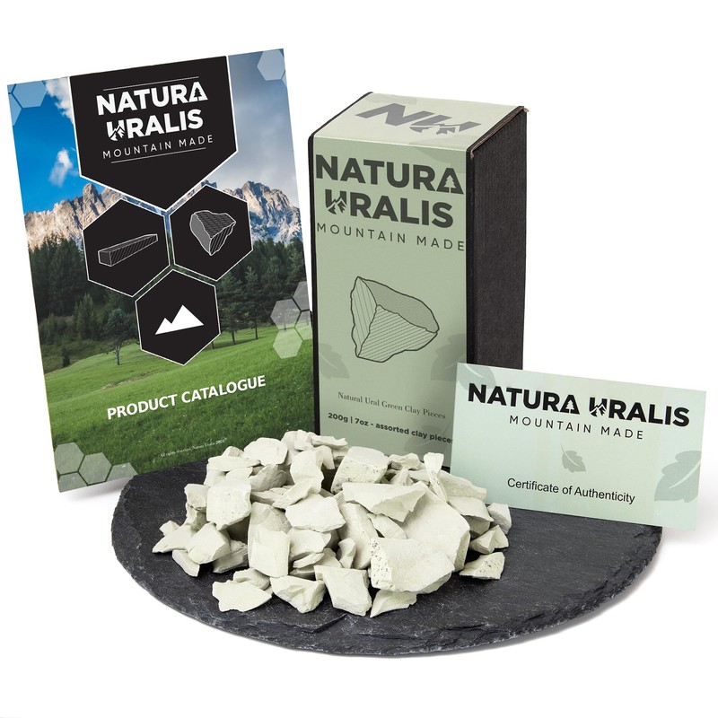 Natura Uralis Arcilla Ural, 7oz de Arcilla Natural, de Color