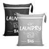 Xialvyu Pack of 2 Travel Laundry Bags, 38 x 48