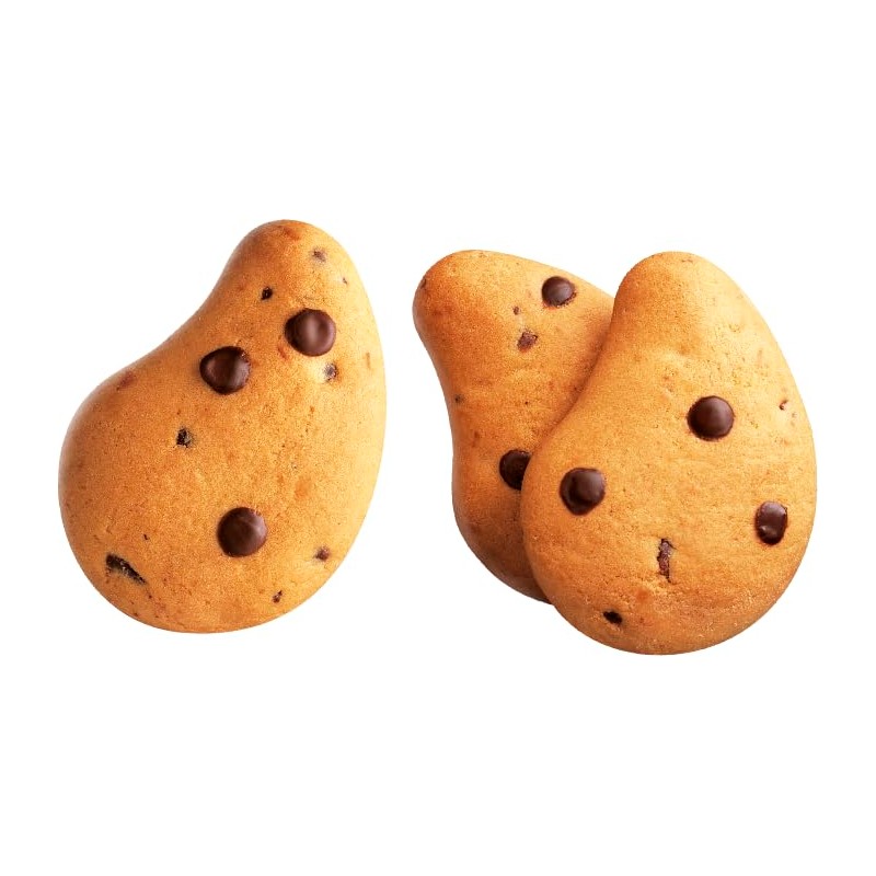 Pavesi: "Gocciole Chocolate" Biscuits with Chocolate drops , no palm