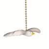 Clementine Designs Flying Seagull Decorative Ceiling Fan Light Dimensional Pull