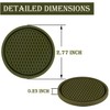 SINGARO Car Cup Coaster, 4PCS Universal Non-Slip Cup Holders Embedded