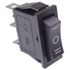 (On)-Off-(On) Momentary Long Rectangle Rocker Switch SPDT 27 x 21mm