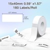 POLONO POLONO Genuine P31S Label Maker Tape, Adapted Print Paper,