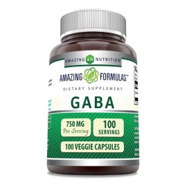 Gaba 750mg 100 Capsulas Acido Gamma Aminobutirico Eg Gg1 Sabor Sin Sabor